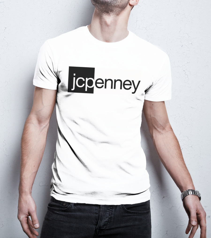 JCPenney Black And White Modern T-Shirt