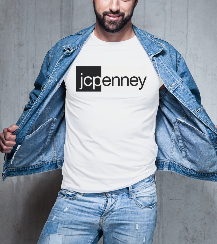 JCPenney Black And White Modern T-Shirt