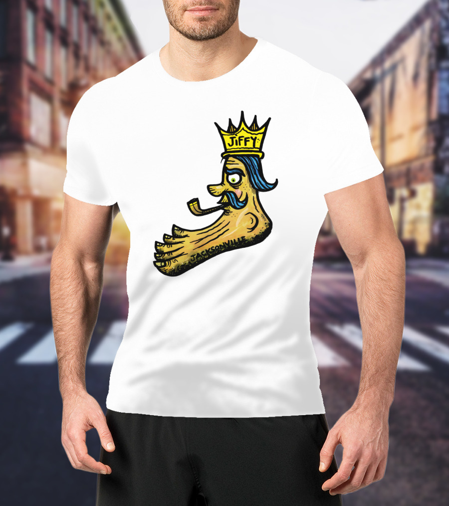 Jiffy J. Jacksonville Crowned Foot With Pipe T-Shirt