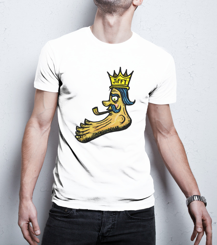 Jiffy J. Jacksonville Crowned Foot With Pipe T-Shirt