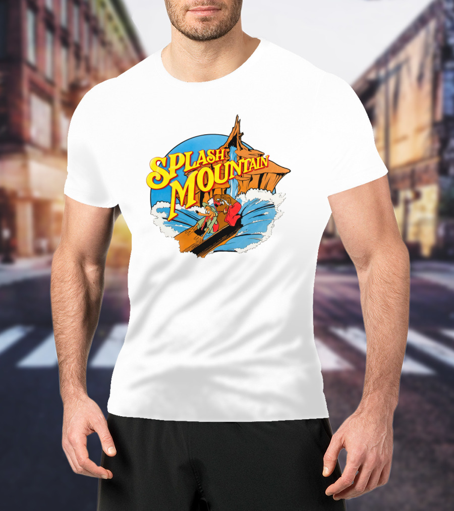 Splash Mountain Ride Log Flume Adventure Disney Characters T-Shirt