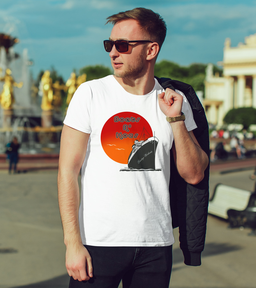 Boats N' Hoes Prestige Worldwide Step Brothers Sun Cruise T-Shirt