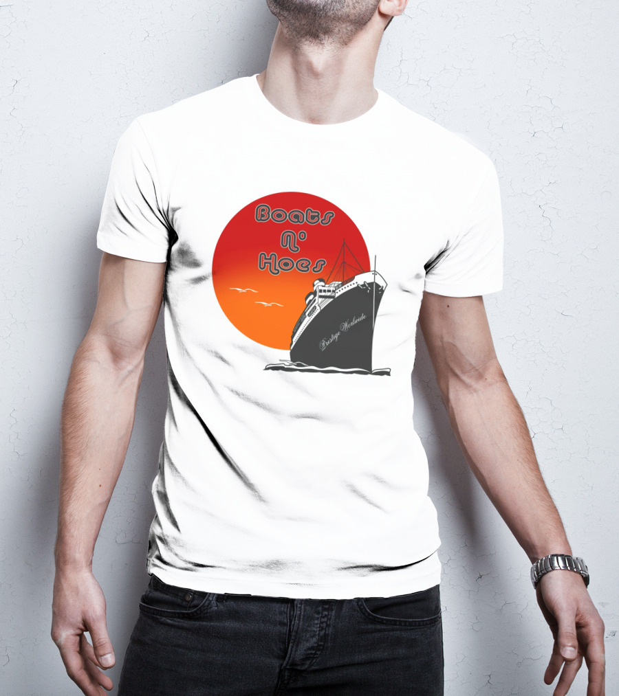 Boats N' Hoes Prestige Worldwide Step Brothers Sun Cruise T-Shirt