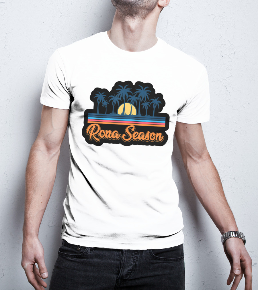 Rona Season Tropical Sunset Palm Trees T-Shirt