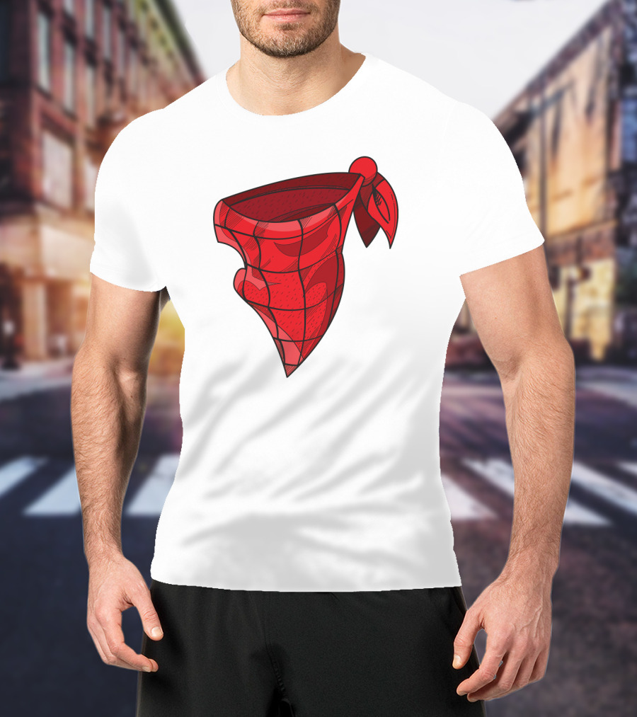 Bandana Paisley Red Scarf T-Shirt