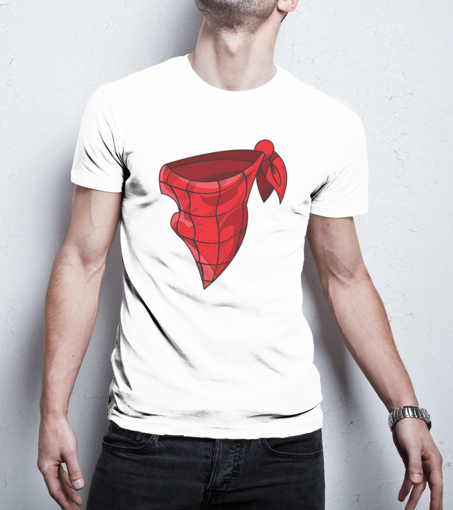 Bandana Paisley Red Scarf T-Shirt