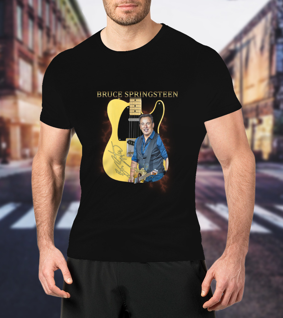 Bruce Springsteen Signature Guitar With Classic Telecaster T-Shirt