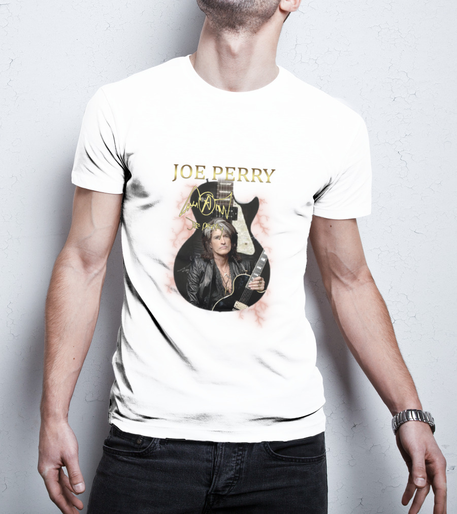 Joe Perry Aerosmith Signature Guitar Iconic T-Shirt