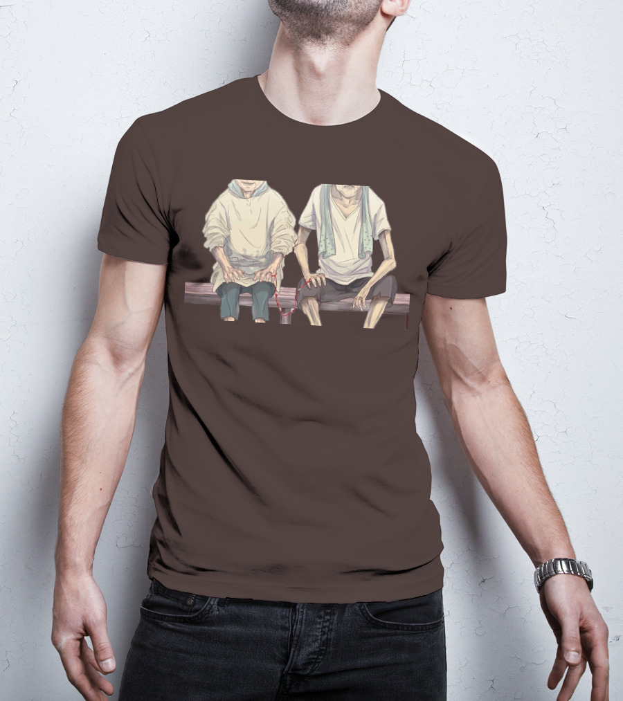Grow Old With You Elderly Couple Sitting Together T-Shirt