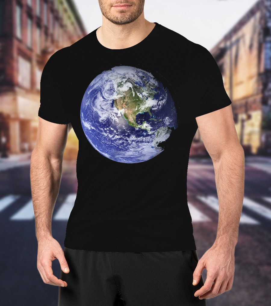 Earth Planet Our Home Image In The University T-Shirt
