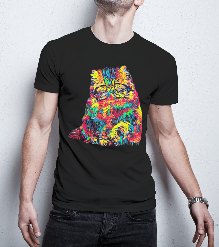 Testing Colorful Cat T-Shirt