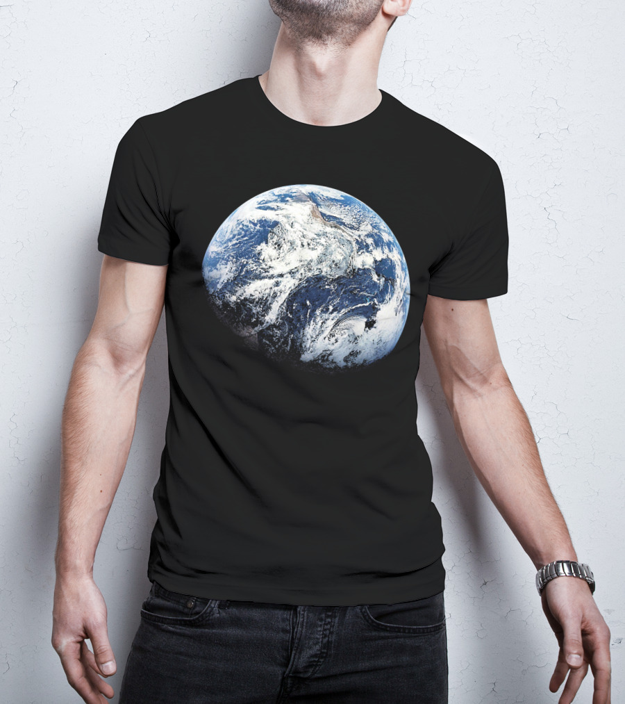 Planet Earth View From Apollo 8 Space Mission T-Shirt