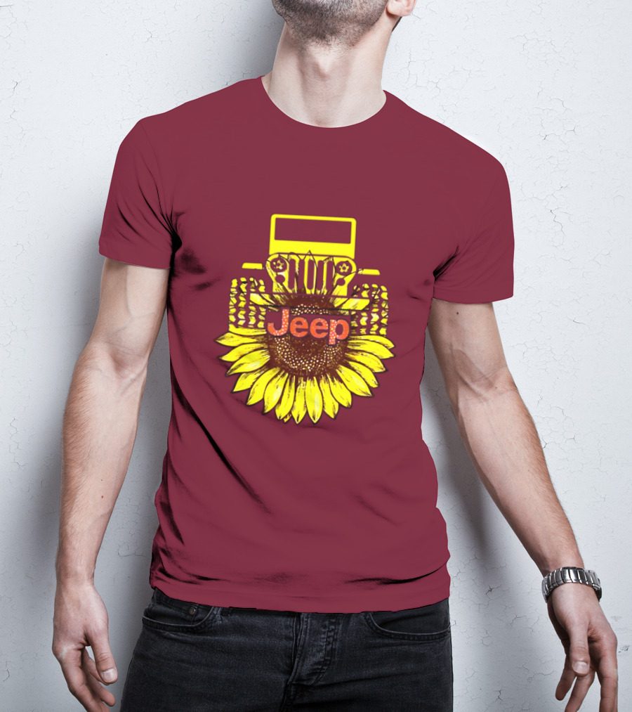 Jeep Sunflower Hot Sun Of Day T-Shirt