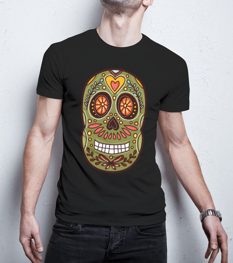 Day Of The Dead Sugar Skull 422 T-Shirt