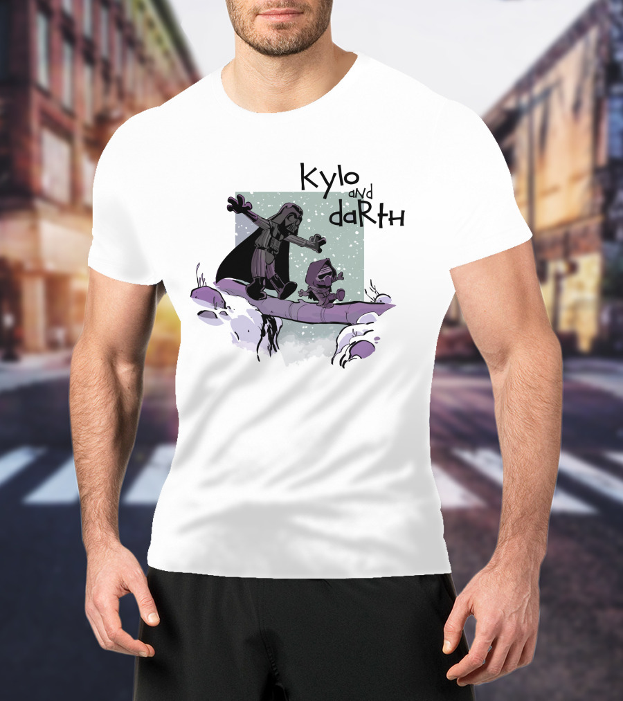 Kylo And Darth Snowy Adventure T-Shirt