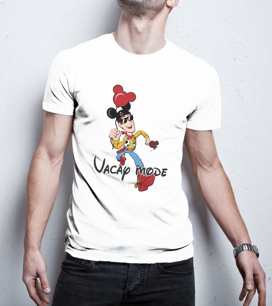 Vacay Mode Woody Mickey Ears Fun Adventure T-Shirt