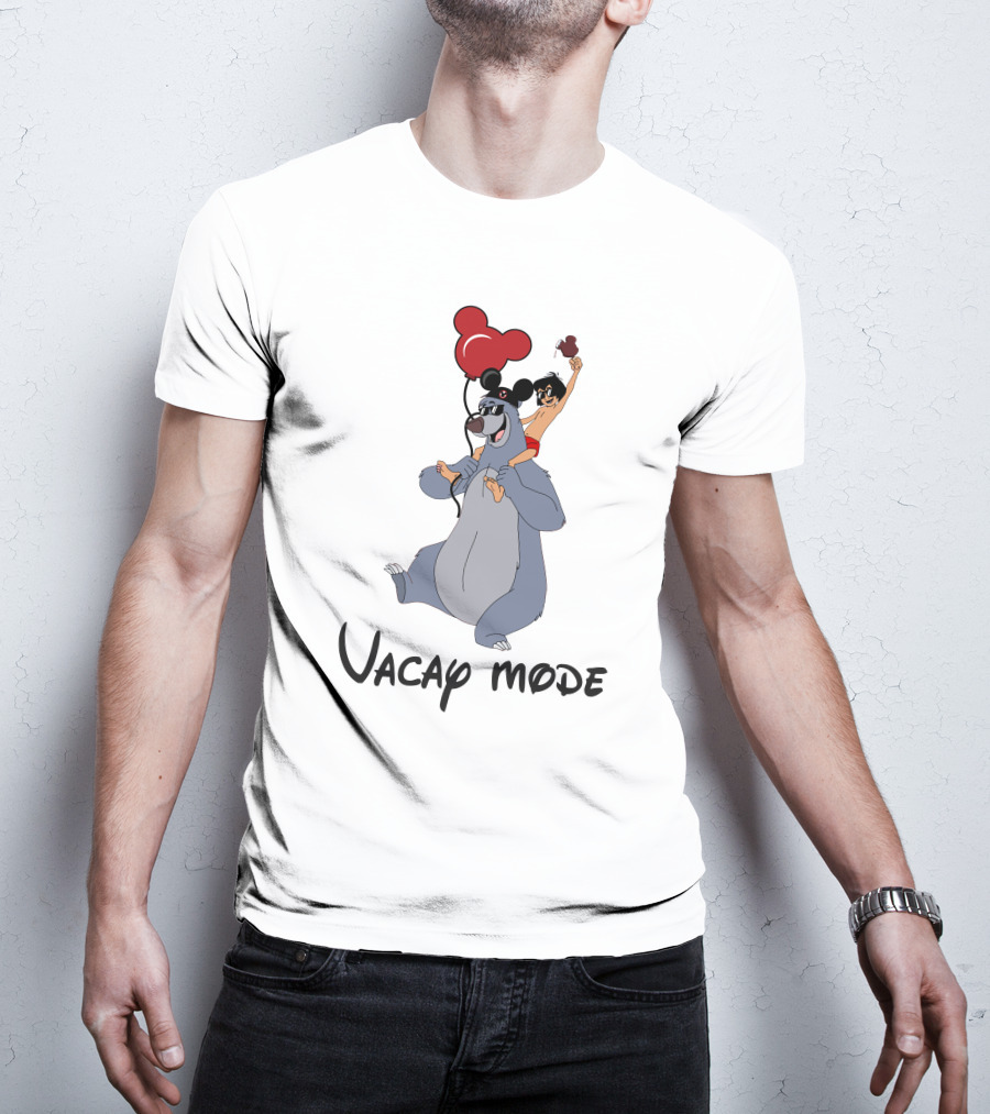 Baloo And Tarzan Vacay Mode Balloon Adventure T-Shirt