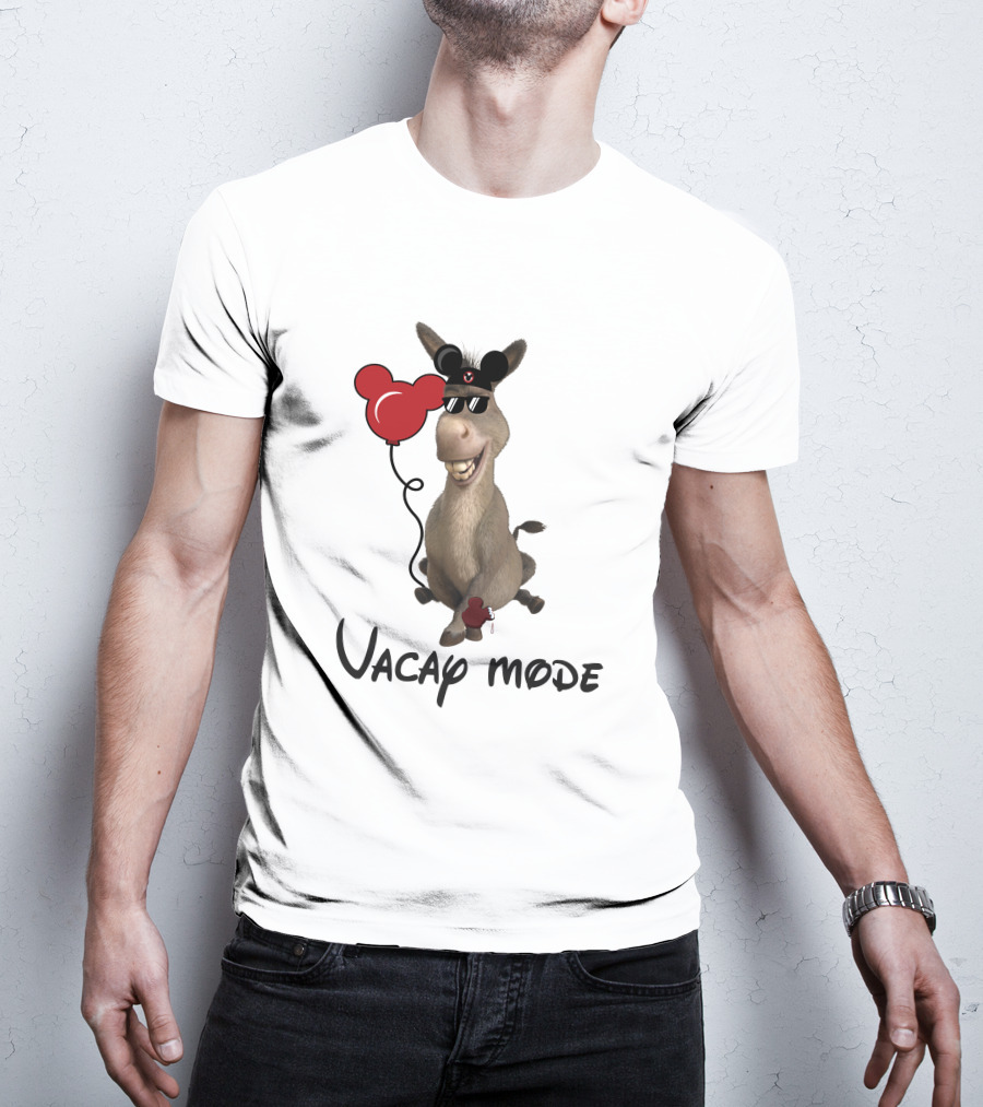 Vacay Mode Donkey With Balloon T-Shirt