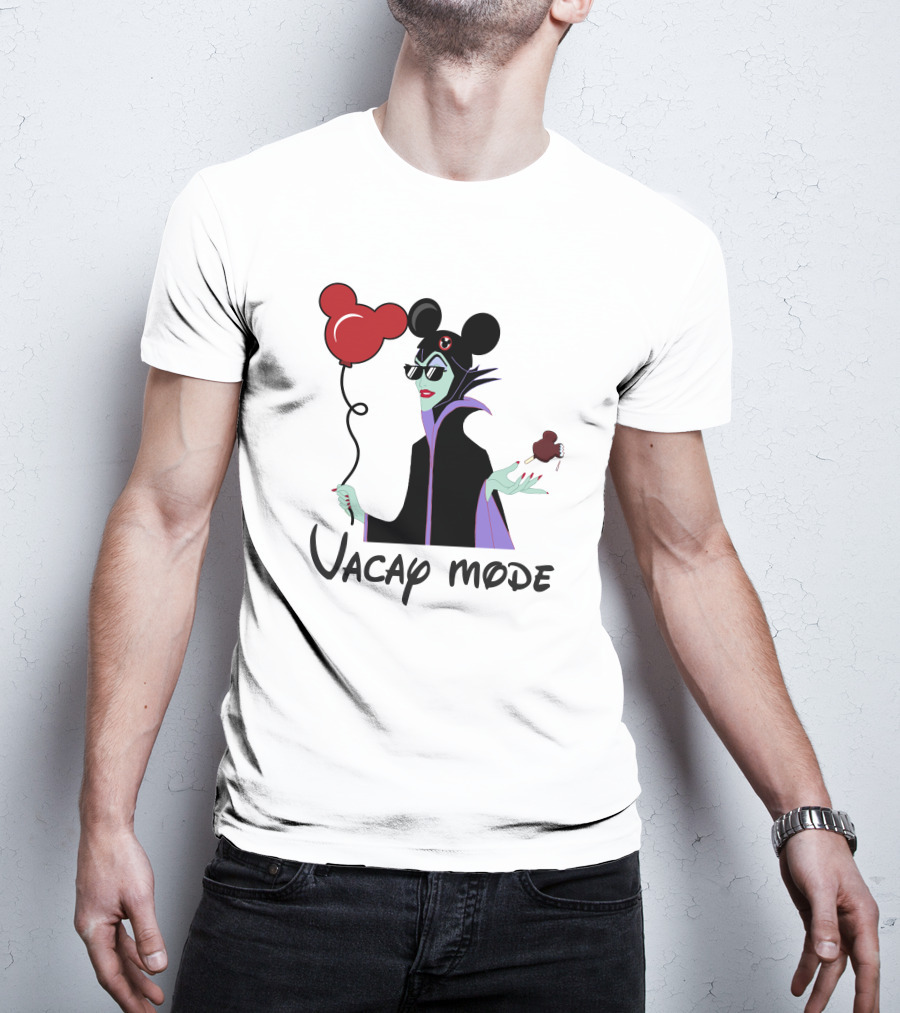 Maleficent Vacay Mode Disney Ears Balloon Chocolate Treat T-Shirt