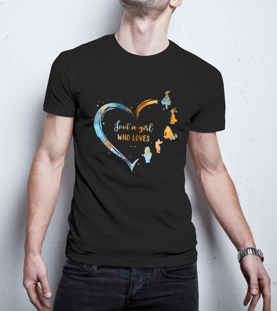 Just A Girl Who Loves Bears Heart T-Shirt
