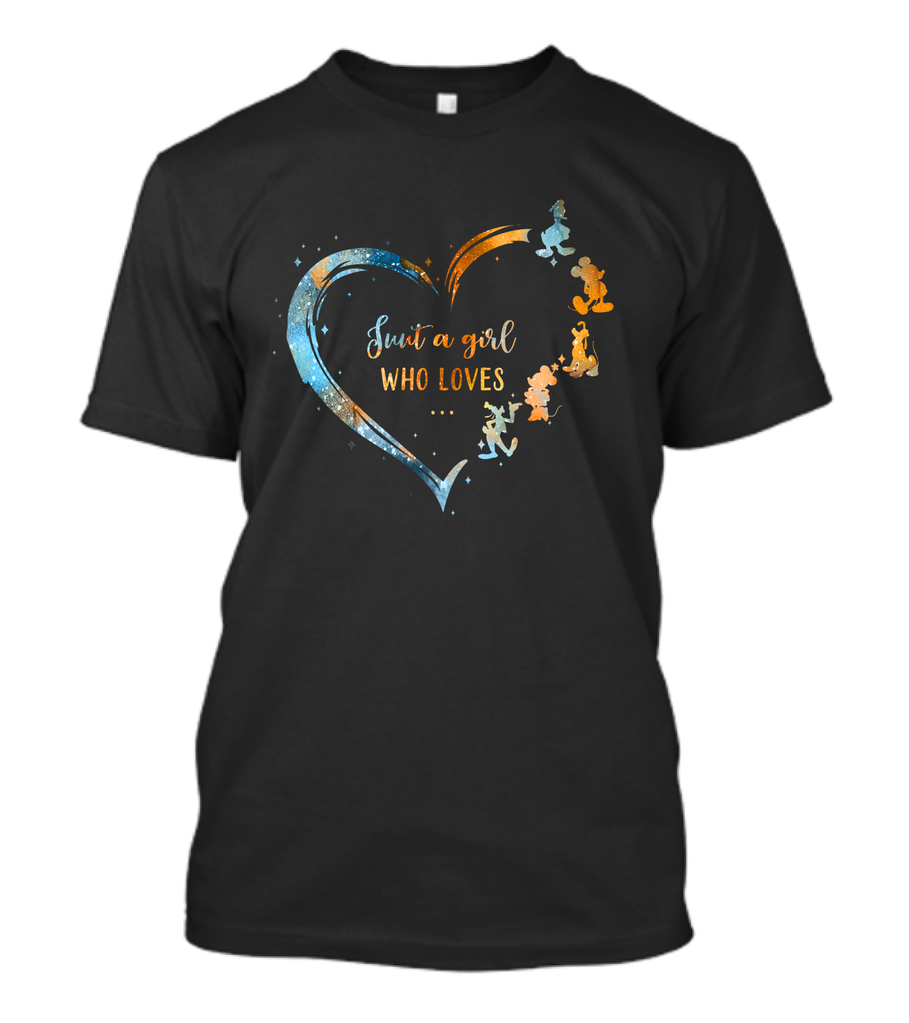 Just A Girl Who Loves Mouse Heart T-Shirt