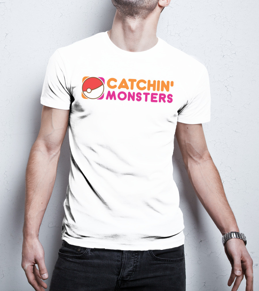 CATCHIN' MONSTERS Poké Ball T-Shirt