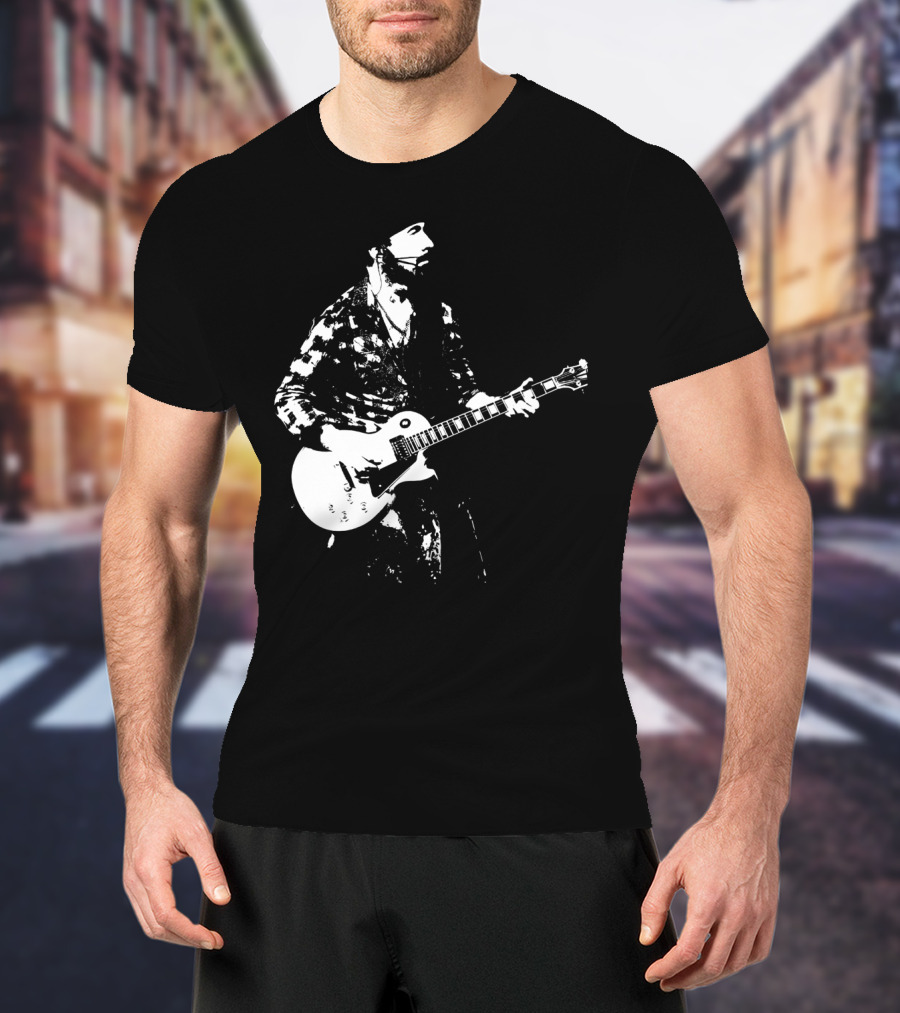 Mens Guitar Player Iconic Style Les Paul T-Shirt