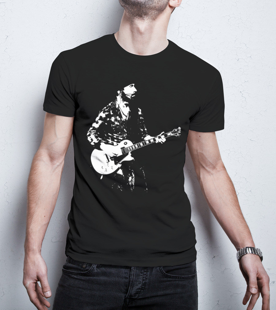 Mens Guitar Player Iconic Style Les Paul T-Shirt