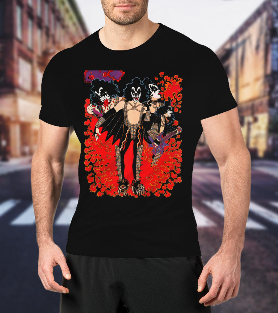 GS1 Solo Rock Musician Iconic Face Paint And Costume T-Shirt