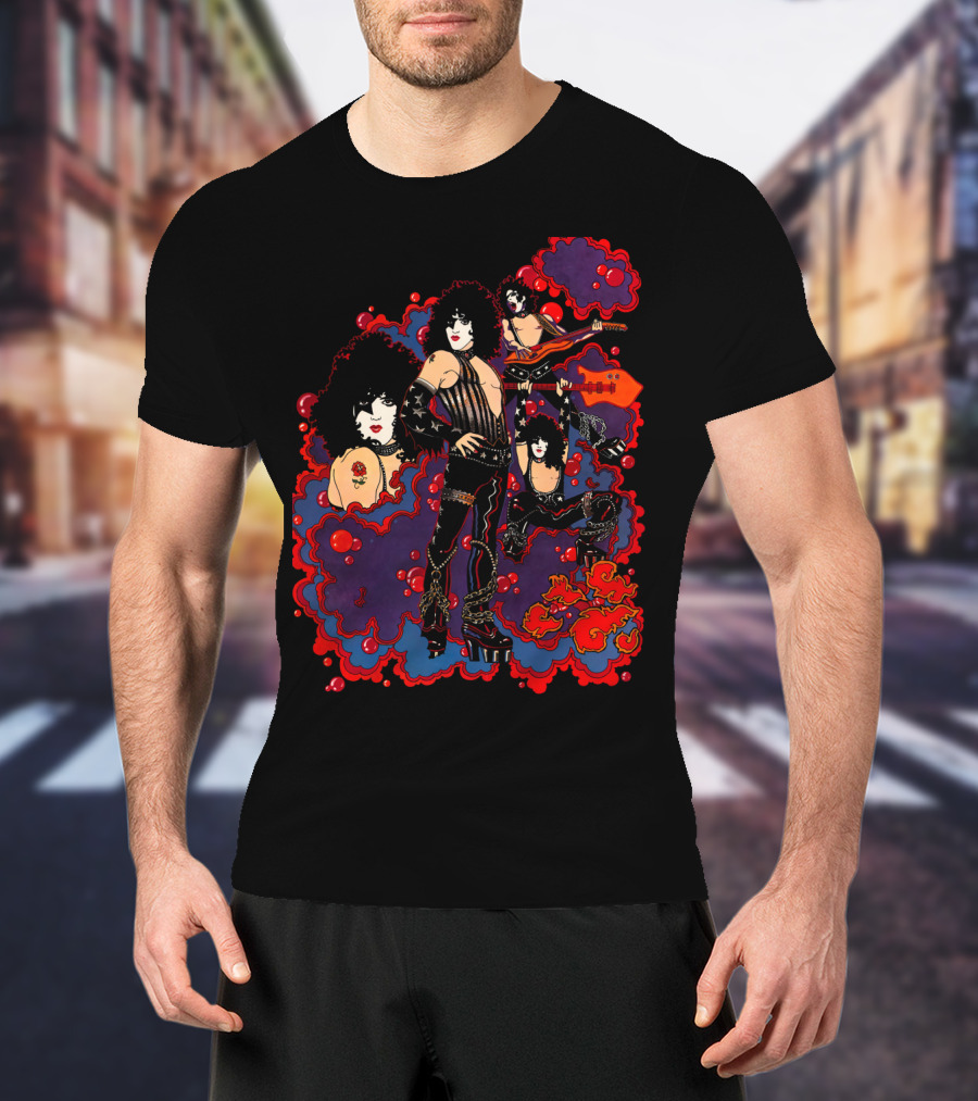 PS1 Solo Paul Stanley Kiss Retro Comic T-Shirt