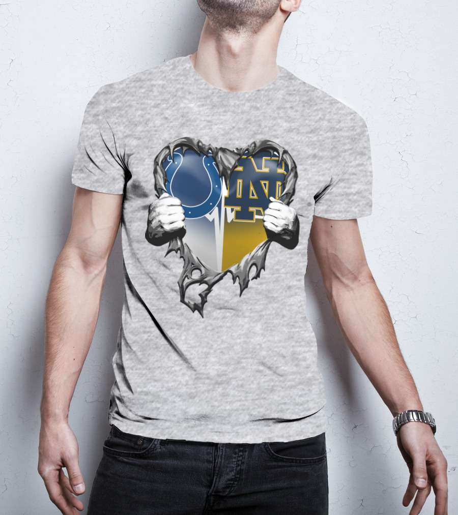 Colts Notre Dame Heart T-Shirt