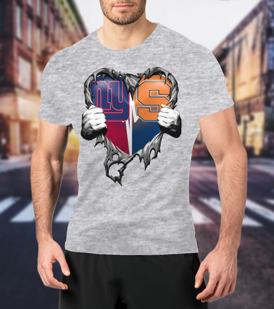 Ny Giants Syracuse Heart T-Shirt