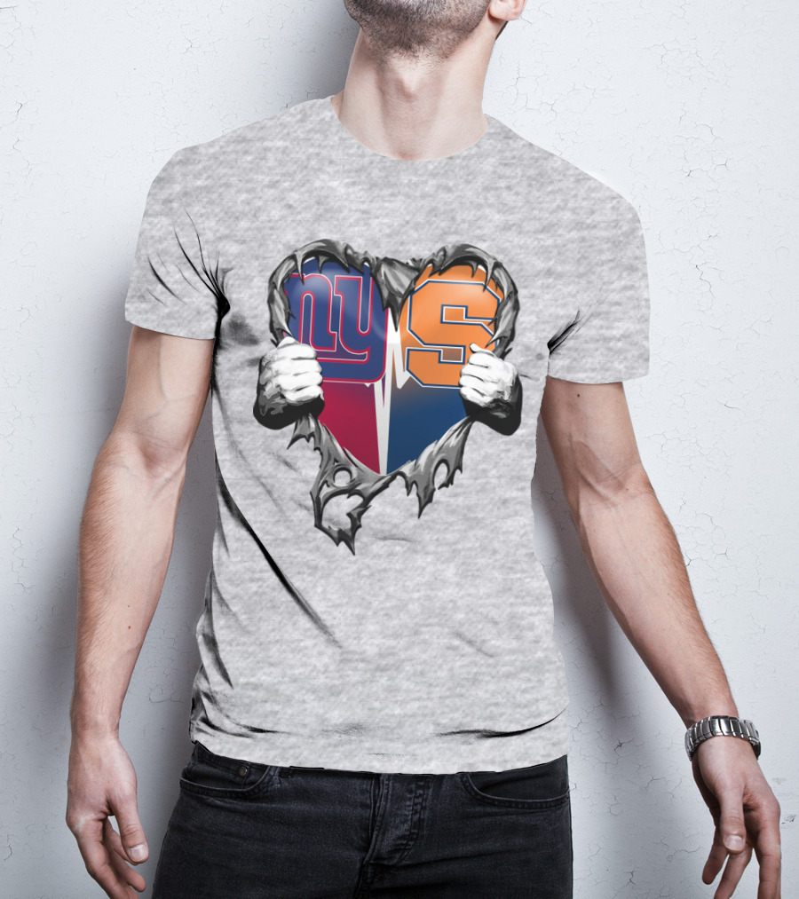 Ny Giants Syracuse Heart T-Shirt