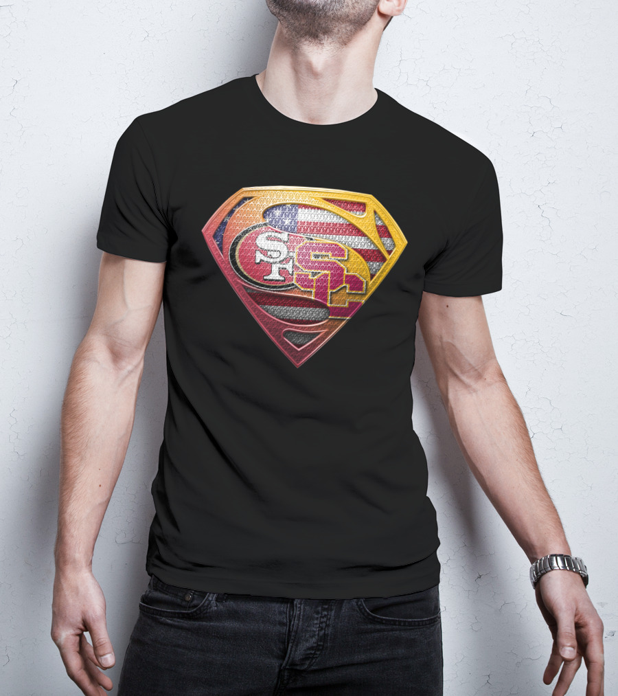 Sf Usc Super Shield United States Flag T-Shirt