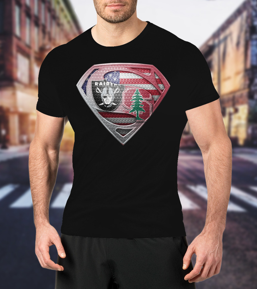 Raiders Stanford Lebanon Usa Superman T-Shirt