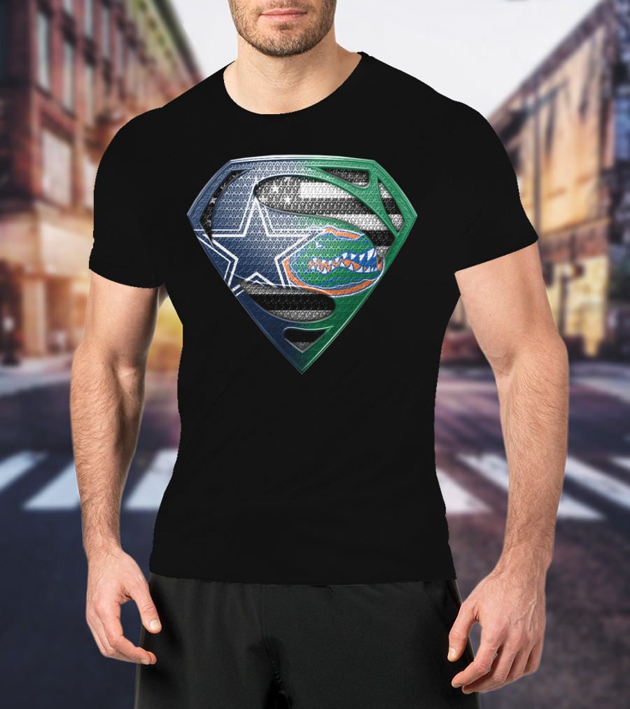 Dallas Cowboys Florida Gators Superman T-Shirt