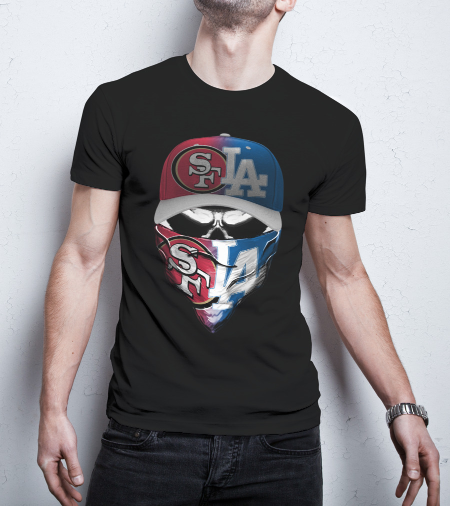 49ers Dodgers SF LA SKH 002 T-Shirt