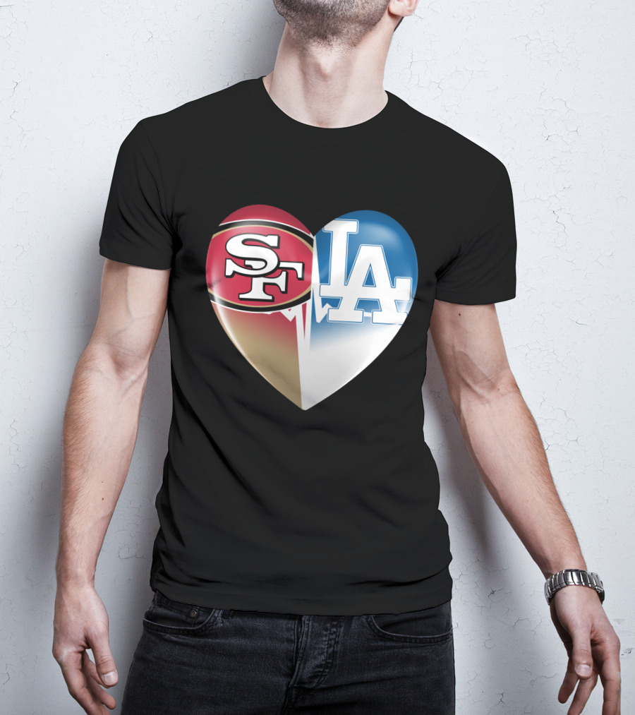SF LA Heartbeat Rivalry T-Shirt