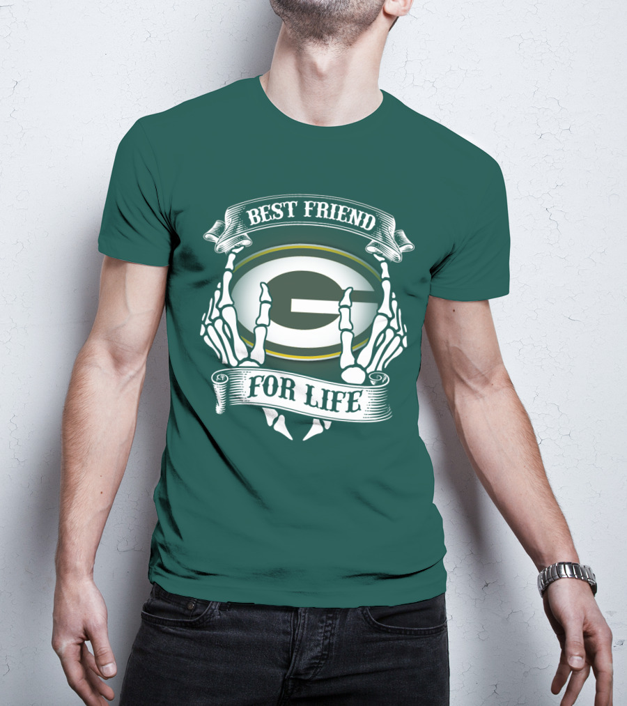 Best Friend For Life Green Bay Packers T-Shirt