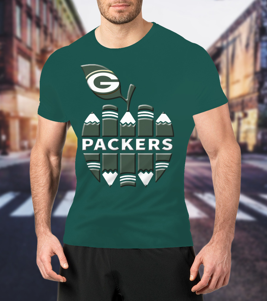 Packers Pencil Apple T-Shirt