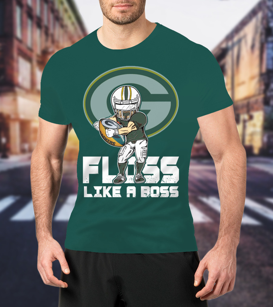 Green Bay Packers Floss Like A Boss T-Shirt