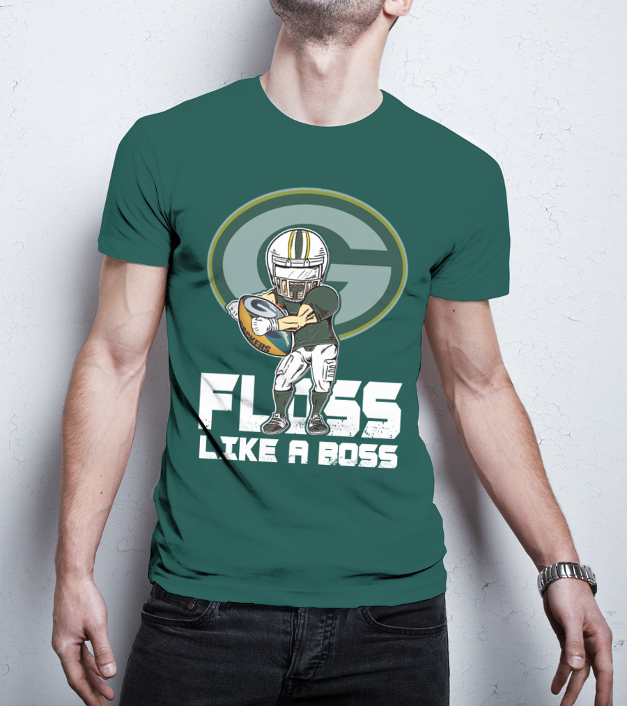 Green Bay Packers Floss Like A Boss T-Shirt
