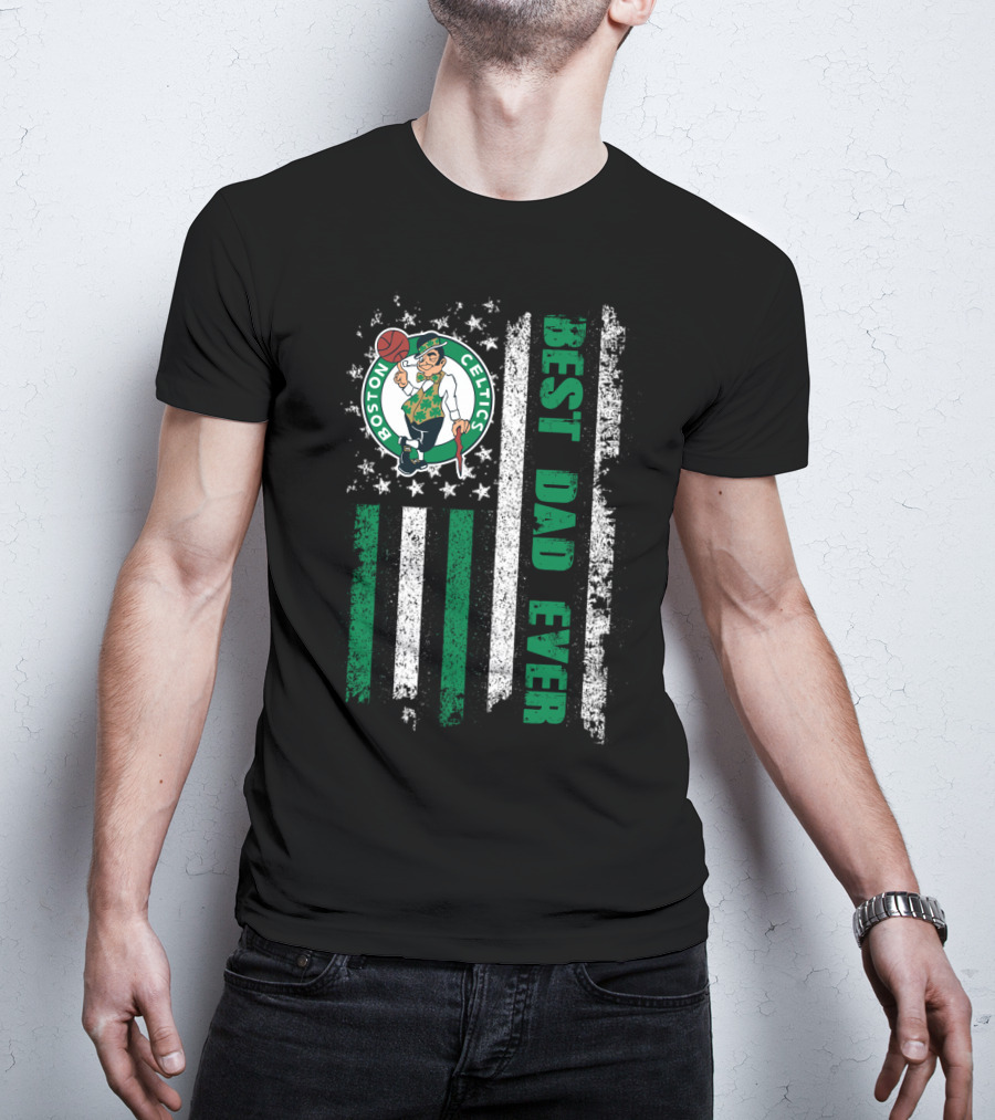 Boston Celtics Best Dad Ever T-Shirt