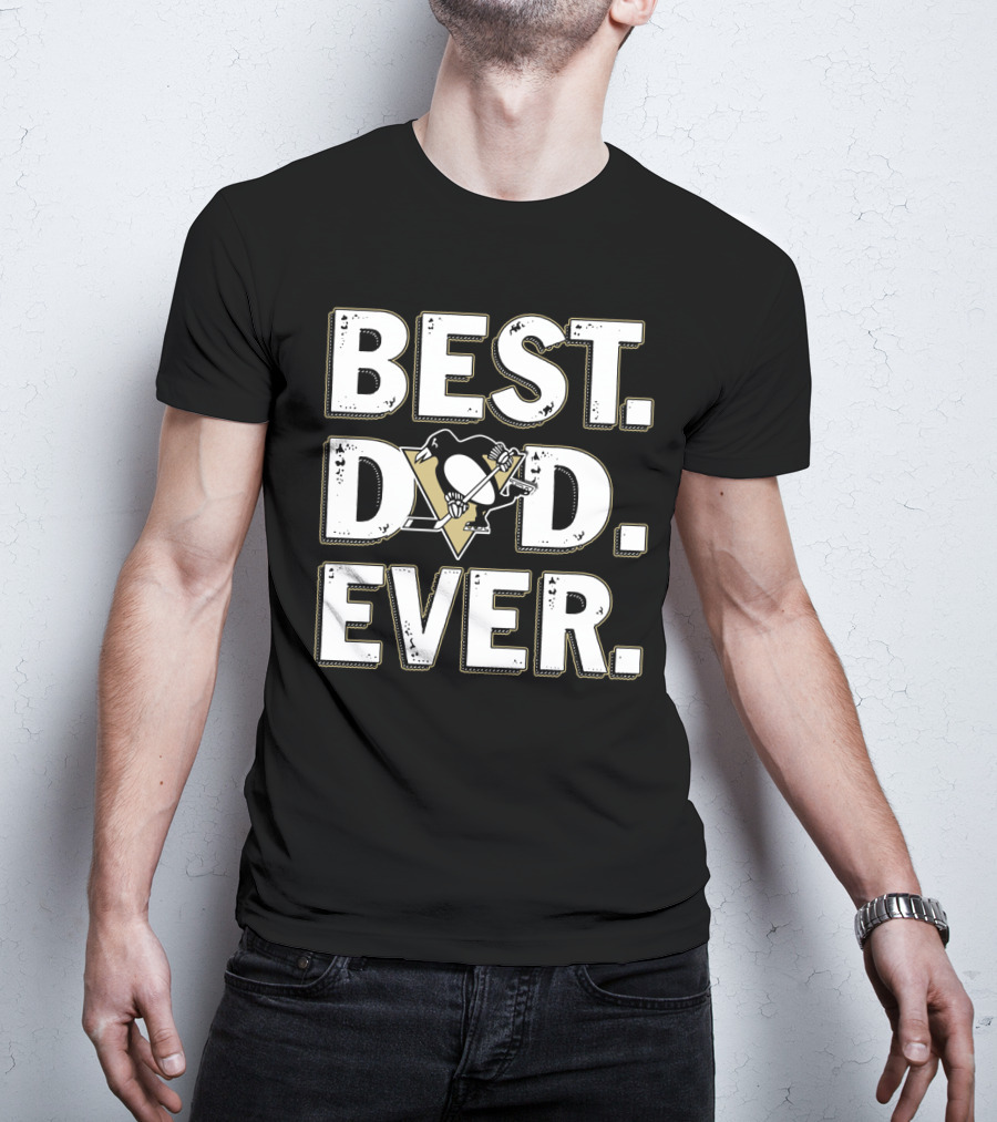 Best Dad Ever Pittsburgh Penguins T-Shirt