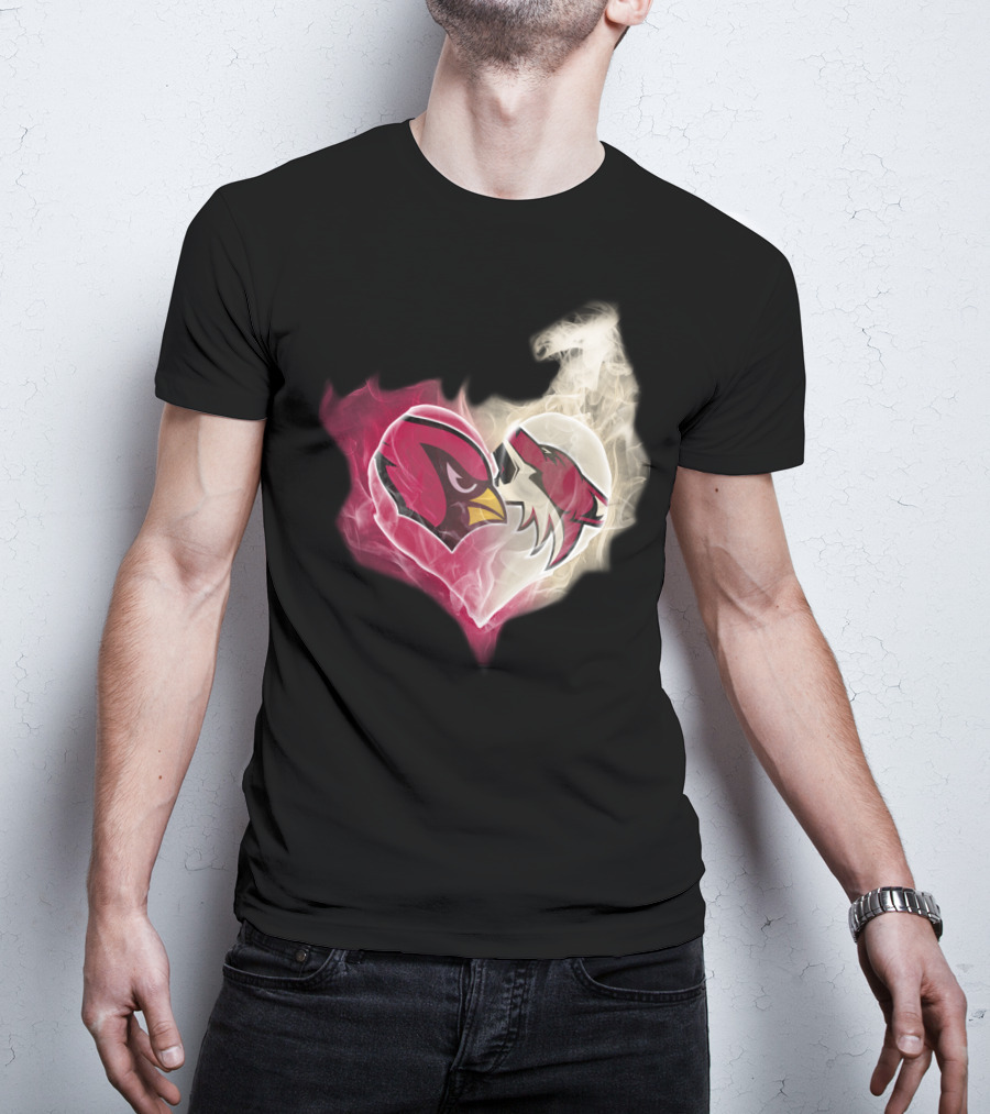 Arizona Cardinal Heart Fusion T-Shirt
