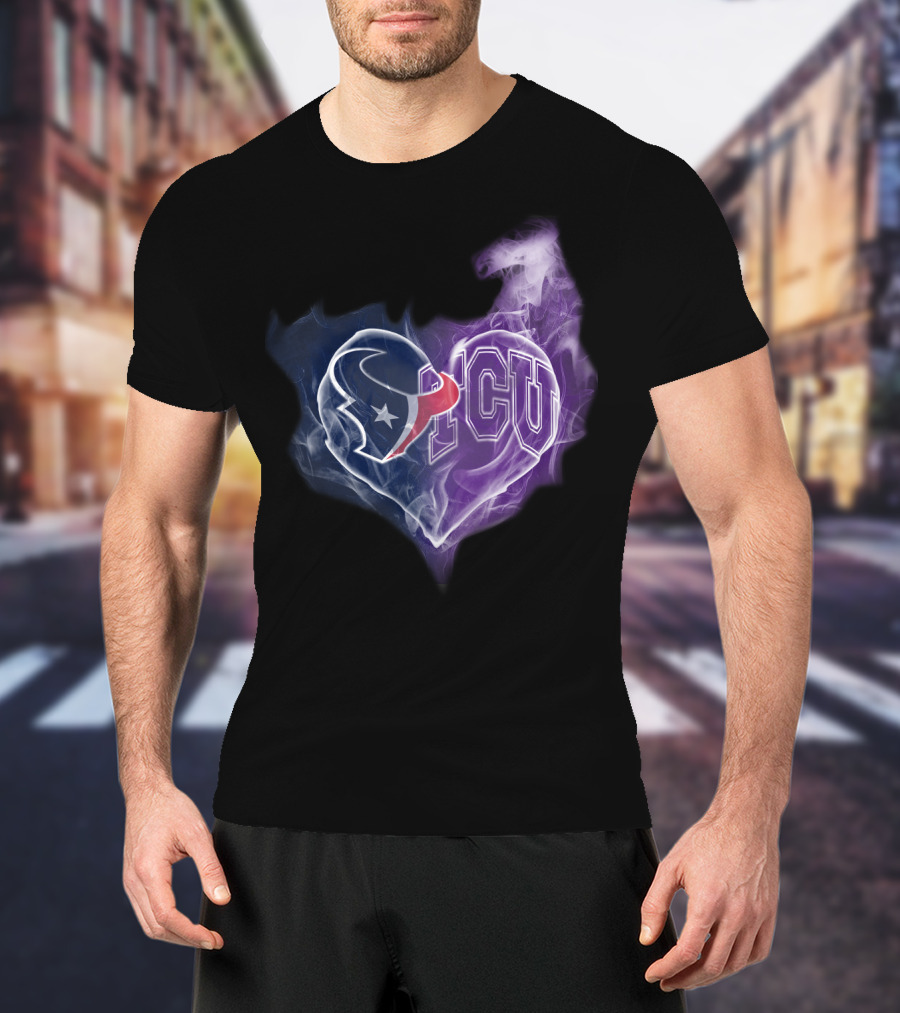 Houston Texans Tcu Heart T-Shirt