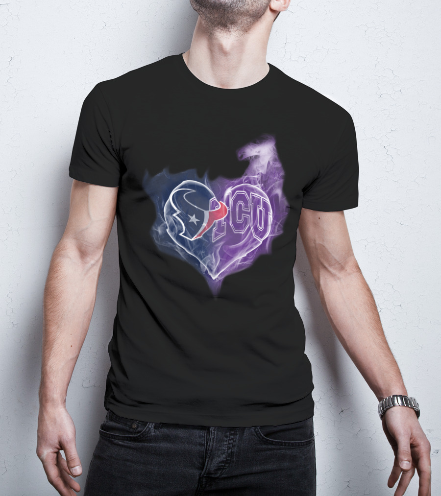 Houston Texans Tcu Heart T-Shirt