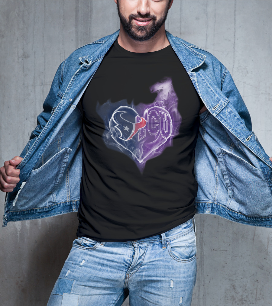 Houston Texans Tcu Heart T-Shirt