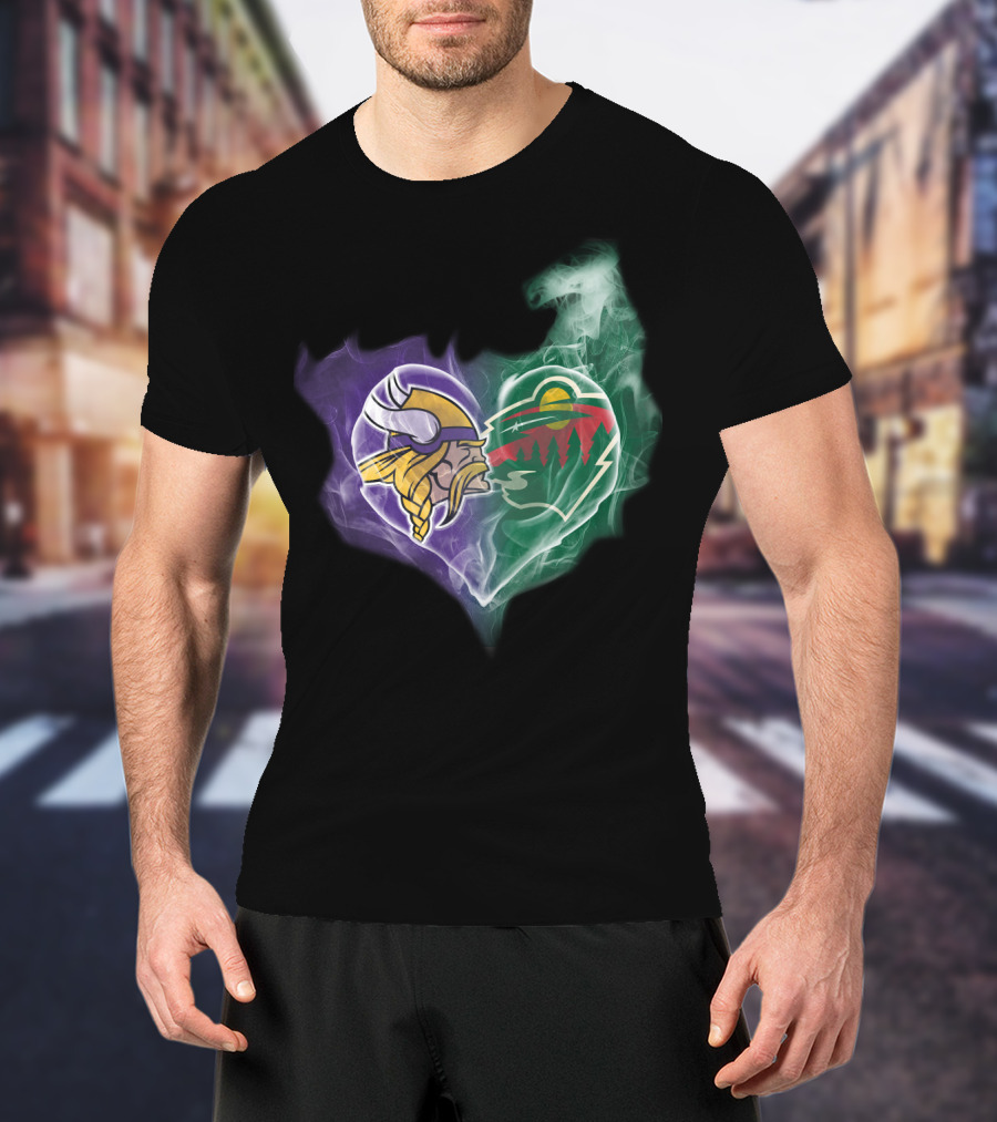 Minnesota Vikings Wild Heart T-Shirt