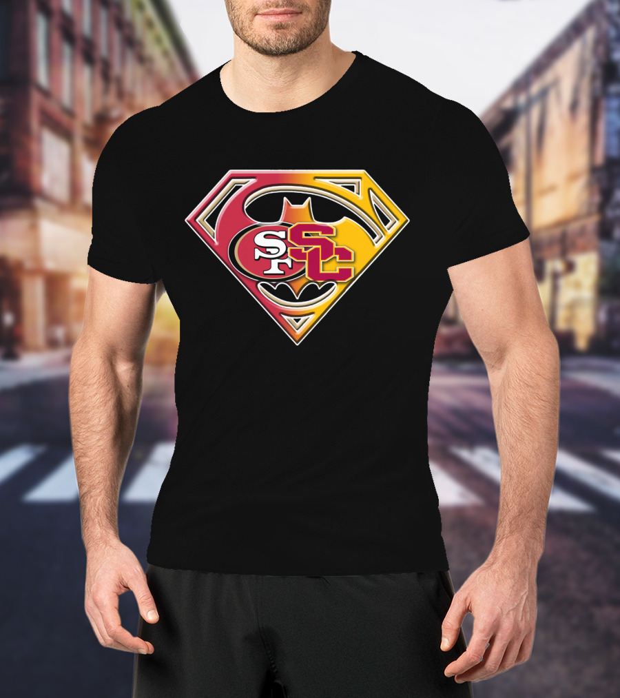 Sf Sc Superman Batman T-Shirt